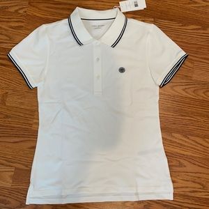 White TORY BURCH SPORT TENNIS SHIRT